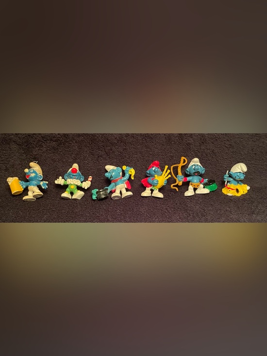 schleich Other - Vintage 1970’s Smurf figurines Lot of 6